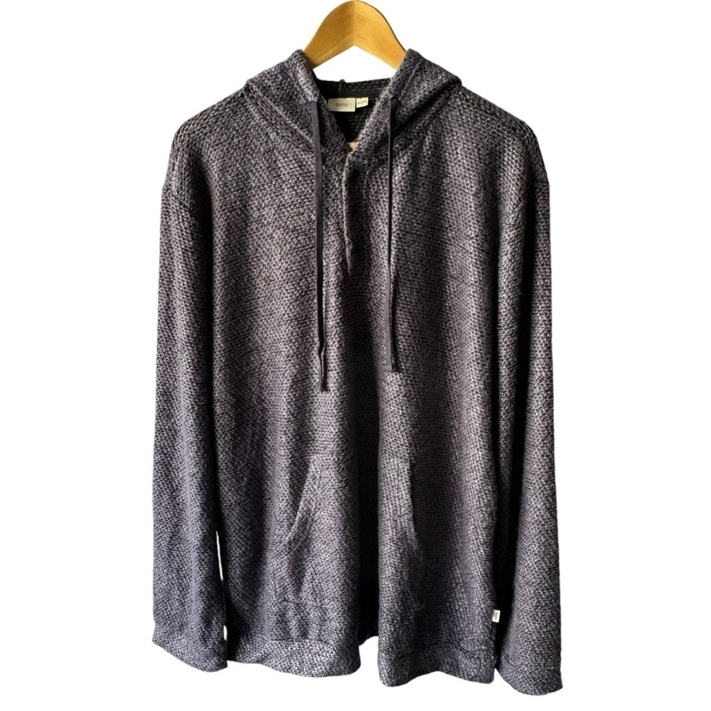 Onia Men's Michael Drawstring Hoodie Sweatshirt Blue Size XL